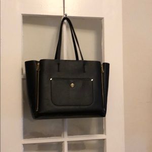 Black Leather Tote